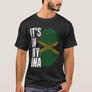 Camiseta Está No Meu Dna Jamaican Flag, Jamaica Boy Gift