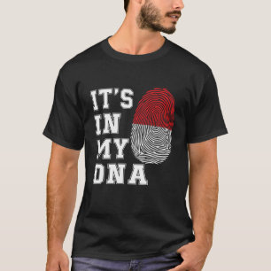 Camiseta Está no meu DNA, Java Proud, Sinalizador Indonésia
