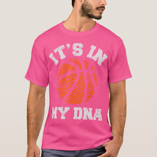 Camiseta Está No Meu Dna Jogador De Basquete Treinador Dive
