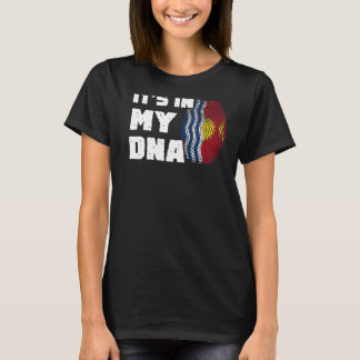 Camiseta Está no meu DNA Kiribati Sinalizador Homens Imprim