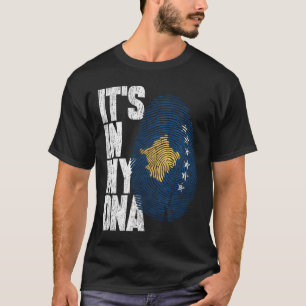 Camiseta Está no meu DNA Kosovan Shirt Orgulhoso Presente H