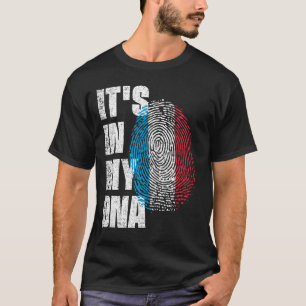 Camiseta ESTÁ NO MEU DNA Luxemburgo Flag