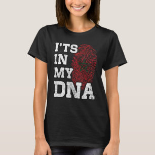 Camiseta Está no meu DNA marroquino Impressão Impressa Orgu