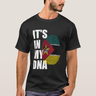 Camiseta Está No Meu Dna Moçambique Raízes Mozambicanas