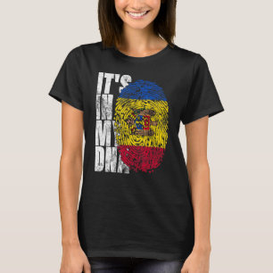 Camiseta Está no meu Dna Moldova Graphic for Men Women Mold