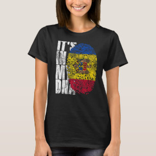 Camiseta Está no meu Dna Moldova Graphic for Men Women Mold