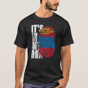 Camiseta Está no meu Dna Mongólia Graphic for Men Women Mon
