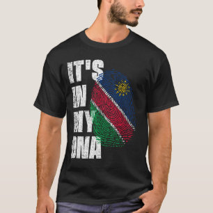 Camiseta ESTÁ NO MEU DNA Namíbia Flag