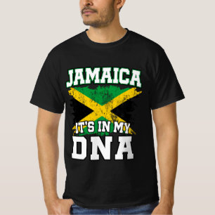 Camiseta Está no meu DNA, o Orgulho jamaicano Jamaica Flag