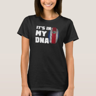 Camiseta Está no meu DNA, os homens de impressões digitais