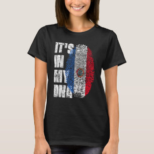 Camiseta Está no meu Dna Paraguai Bandeira Paraguai