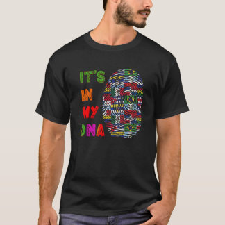 Camiseta Está no meu DNA Patrimônio Hispânico Mês Latim