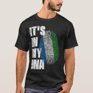 Camiseta ESTÁ NO MEU DNA, Pavilhão da Serra Leoa