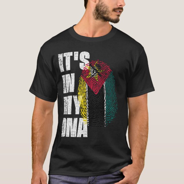 Camiseta ESTÁ NO MEU DNA - Pavilhão Moçambique (Frente)