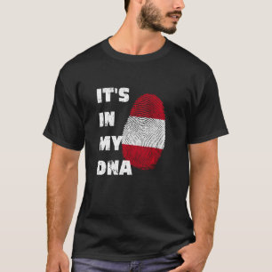Camiseta Está No Meu Dna Peru Orgulho Impressão Impressa Pe