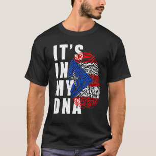 Camiseta Está no meu DNA, porto rico Hispânico Heritage Mês