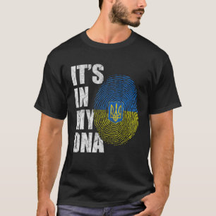 Camiseta Está no meu DNA, Presentes Ucranianos Vyshyvanka 