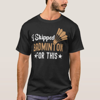 Camiseta Está No Meu DNA Raquete De Badminton