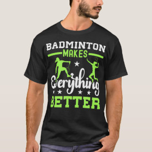 Camiseta Está No Meu Dna Raquete De Badminton Peteca Badmin