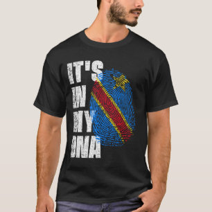 Camiseta ESTÁ NO MEU DNA República Democrática do Congo