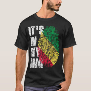 Camiseta ESTÁ NO MEU DNA República do Congo.