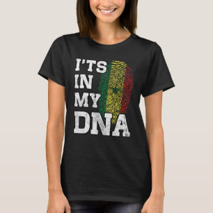 Camiseta Está no meu DNA senegalês Impressão Impressa Orgul
