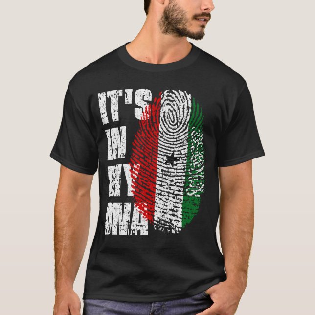 Camiseta ESTÁ NO MEU DNA Somaliland Flag Somalilander (Frente)