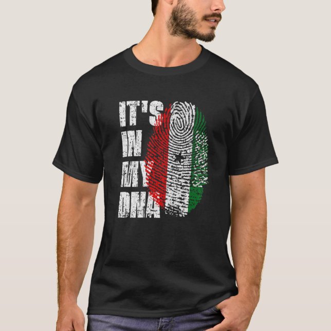 Camiseta Está no meu DNA Somaliland Flag Somalilander (Frente)
