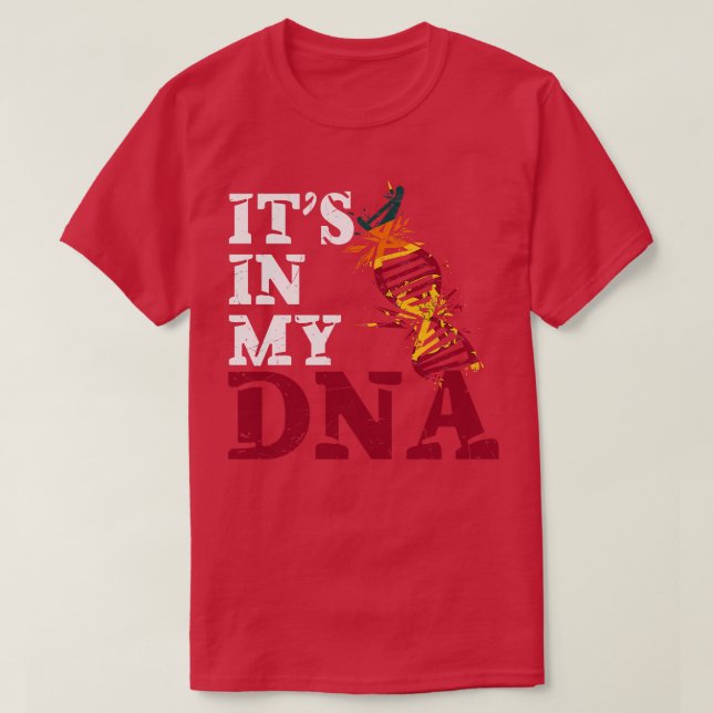 Camiseta Está no meu DNA Sri Lanka (Frente do Design)