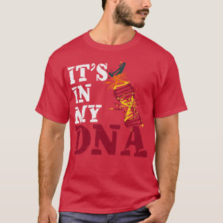 Camiseta Está no meu DNA Sri Lanka