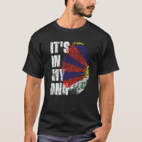 Está no meu Dna Tibet Flag Tibetano
