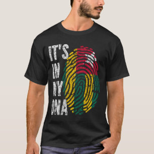 Camiseta Está no meu DNA Togo Flag Men Mulheres Crianças