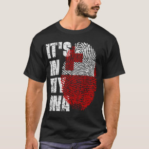 Camiseta Está no meu DNA Tonga Flag Boy Gift
