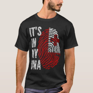 Camiseta Está no meu DNA, Tonga Flag Men Mulheres Crianças