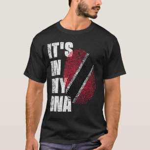 Camiseta ESTÁ NO MEU DNA, Trinidad e Tobago Flag
