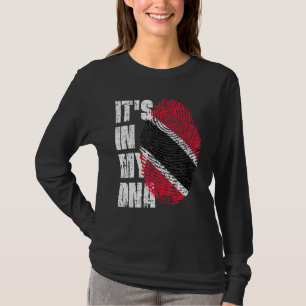 Camiseta Está No Meu Dna Trinidad E Tobago Flag Trinidadia
