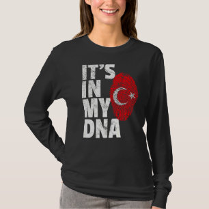 Camiseta Está no meu DNA Turquia, Turca, Souvenir