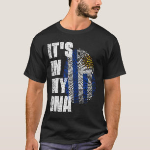 Camiseta ESTÁ NO MEU DNA Uruguai Flag