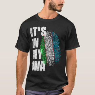 Camiseta ESTÁ NO MEU DNA Usbequistão