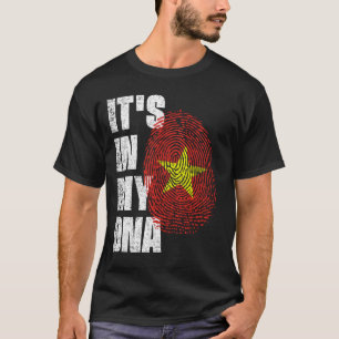 Camiseta ESTÁ NO MEU DNA Vietnam Flag