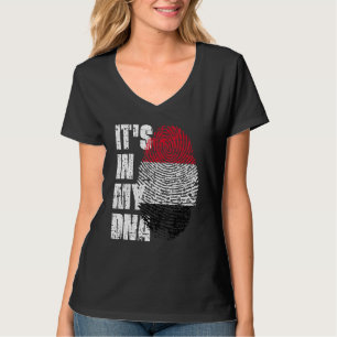 Camiseta Está No Meu Dna Yemen Flag Yemeni
