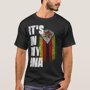 Camiseta ESTÁ NO MEU DNA, Zimbábue