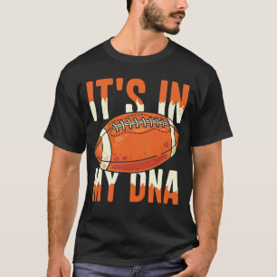 Camiseta Está no meu jogador de futebol americano engraçado