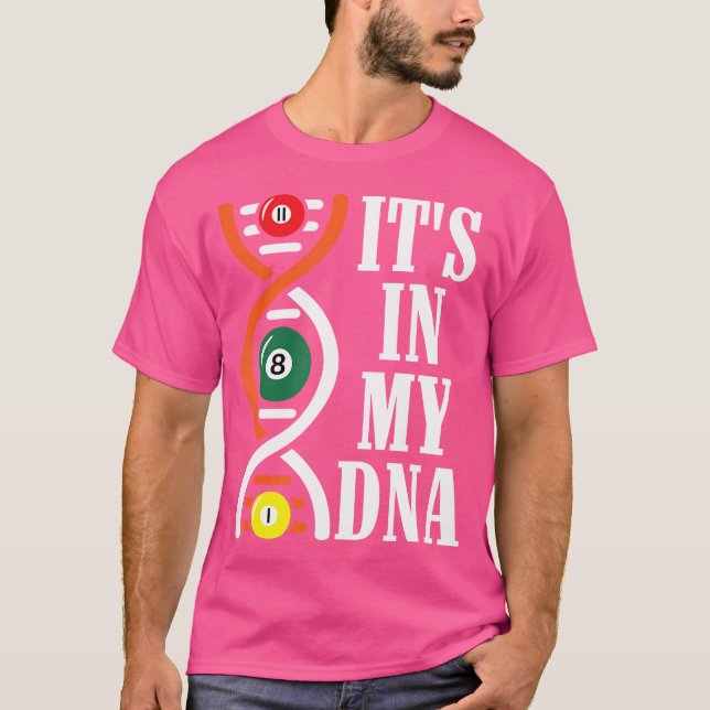 Camiseta Está No Meu Jogador De Piscinas Engraçado Billiard (Frente)