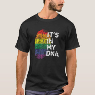 Camiseta Está no meu orgulho LGBT de DNA