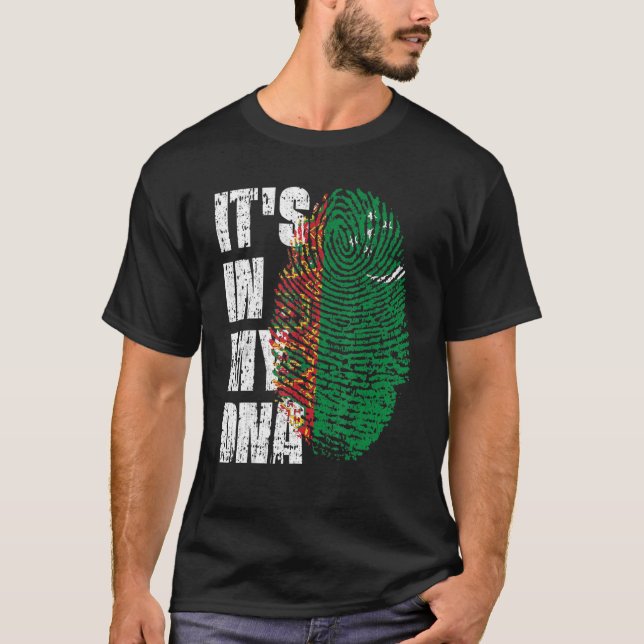 Camiseta Está no Turcomenistão do Meu Dna (Frente)
