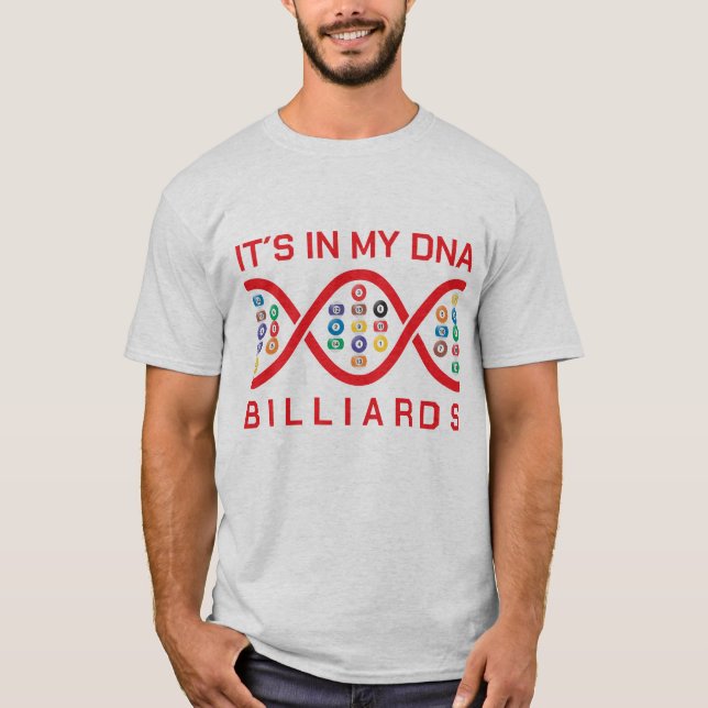 Camiseta Está nos meus bilhares de dna (Frente)