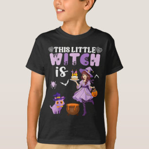 Camiseta Esta pequena bruxa faz 14 anos