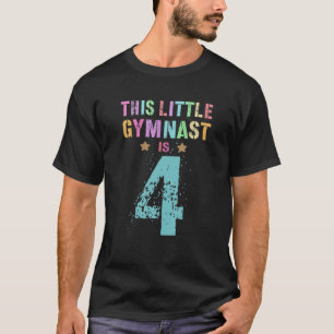 Camiseta ESTA PEQUENA GINÁSTE É 4 Legal 4... Garoto Gir