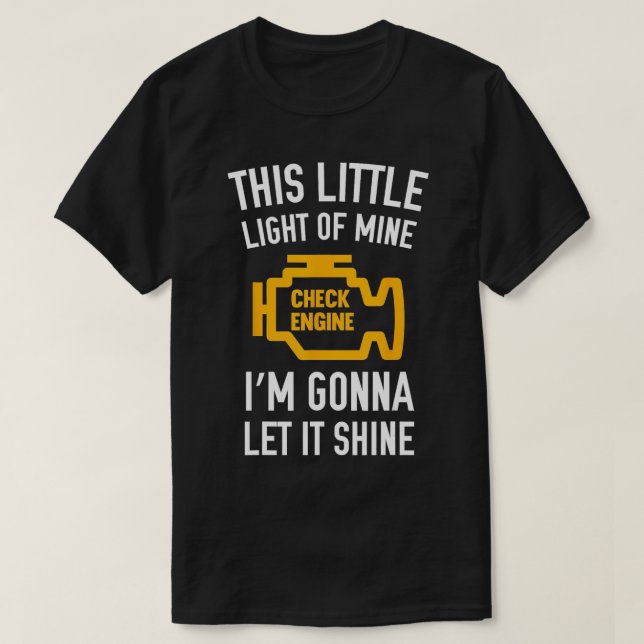 Camiseta Esta Pequena Luz Minha Vou Deixá-La Brilhar (Frente do Design)